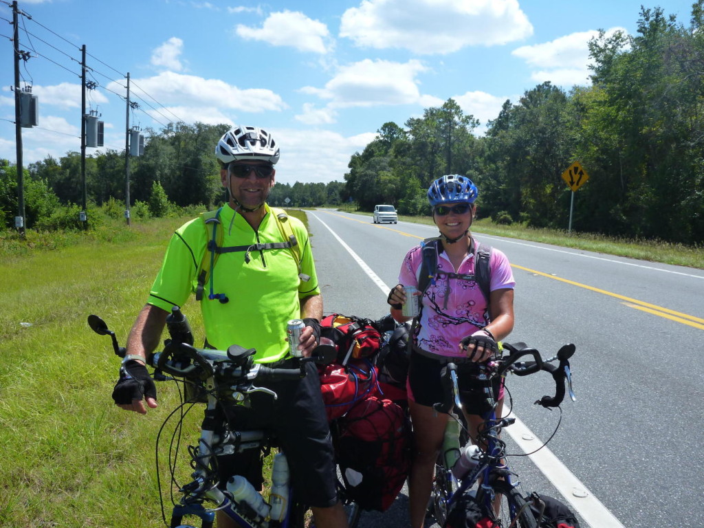 We only rode 35 miles but it was hot and the beer refreshing. 
