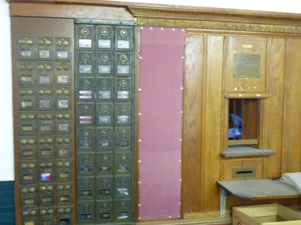 Post office in the store. 