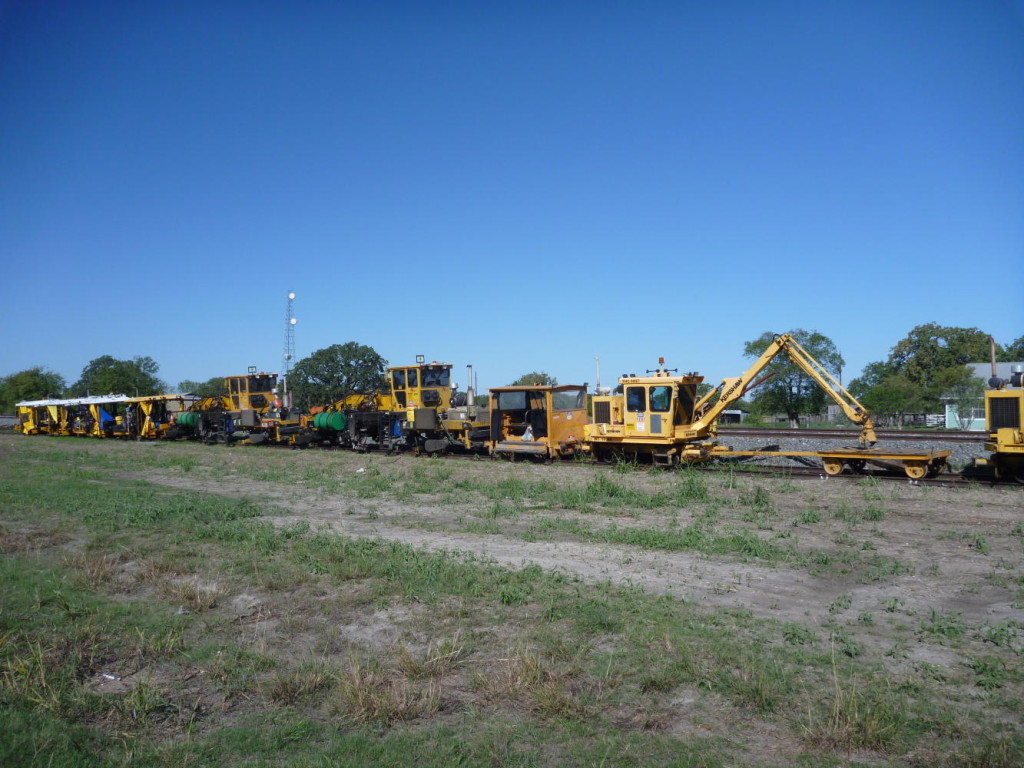 Train track equipment. 