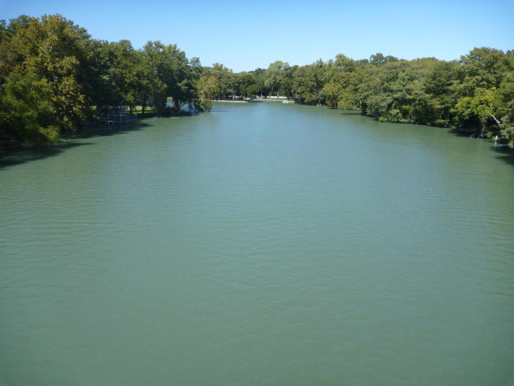 The Guadalupe Rive outside of Sequin. 