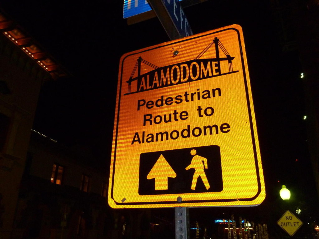 We are near the Alamodome. 