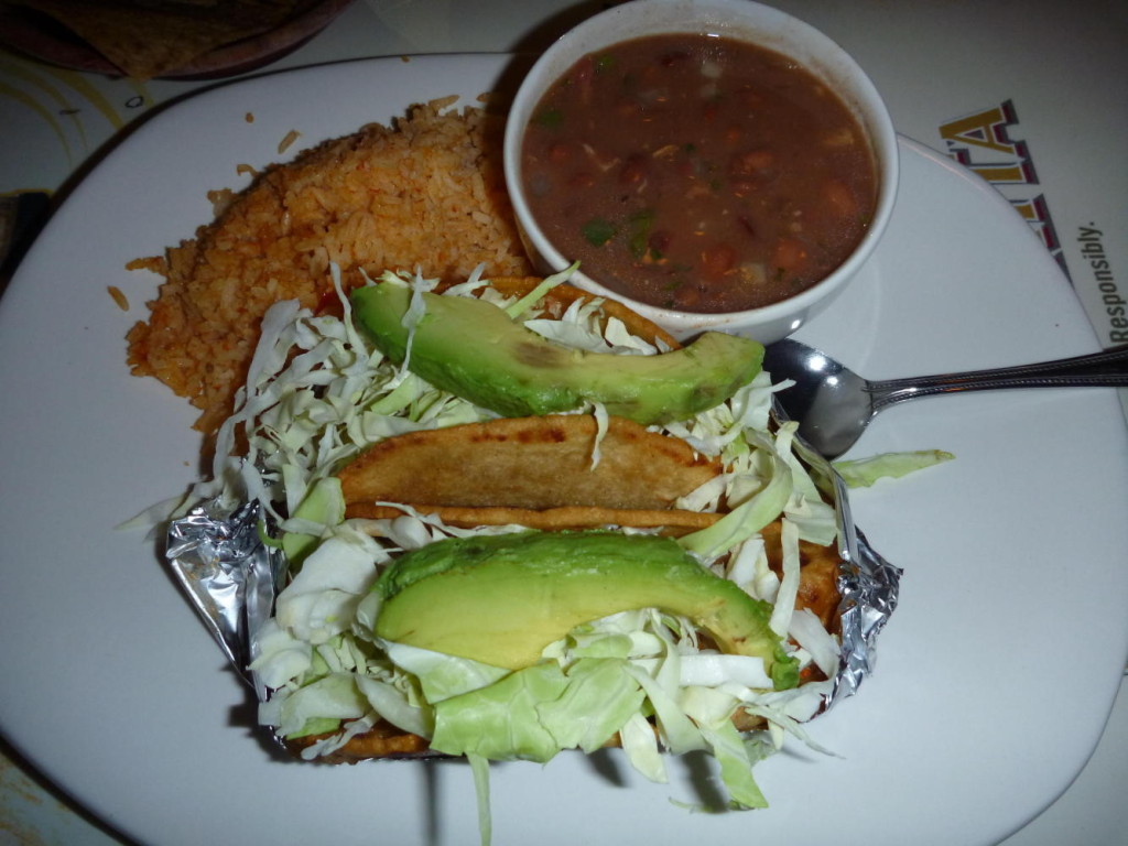 Shrimp tacos. 