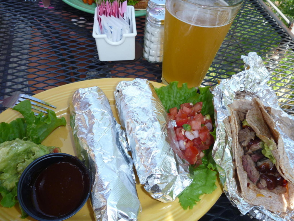 I had the brisket tacos... 