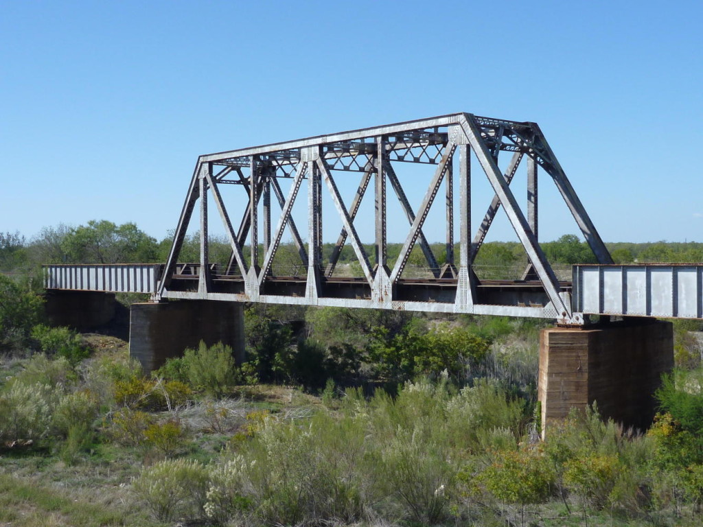 Old train bridge. 