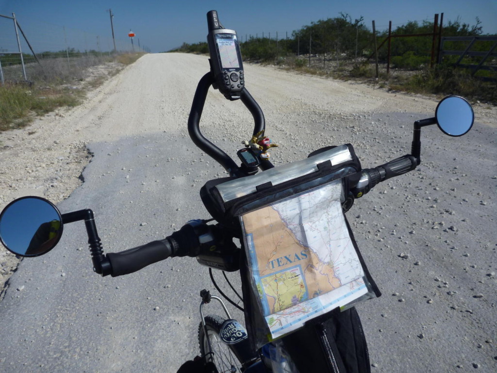 I've been thinking about my new touring bike. For me this is the perfect setup. Both side mirrors give me an excellent view and the GPS position is very workable. And the shifting is very easy. I also like to stretch out occasionally. 