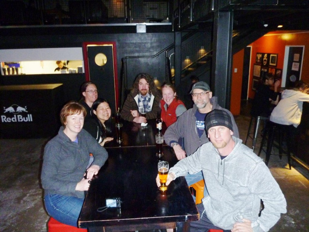 A get-together at Duxlive bar with the ice crew. Fun, fun, time. 