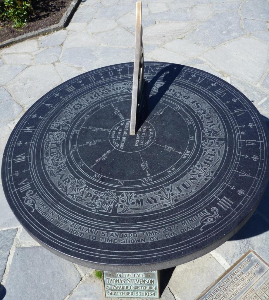 Nice sundial. 