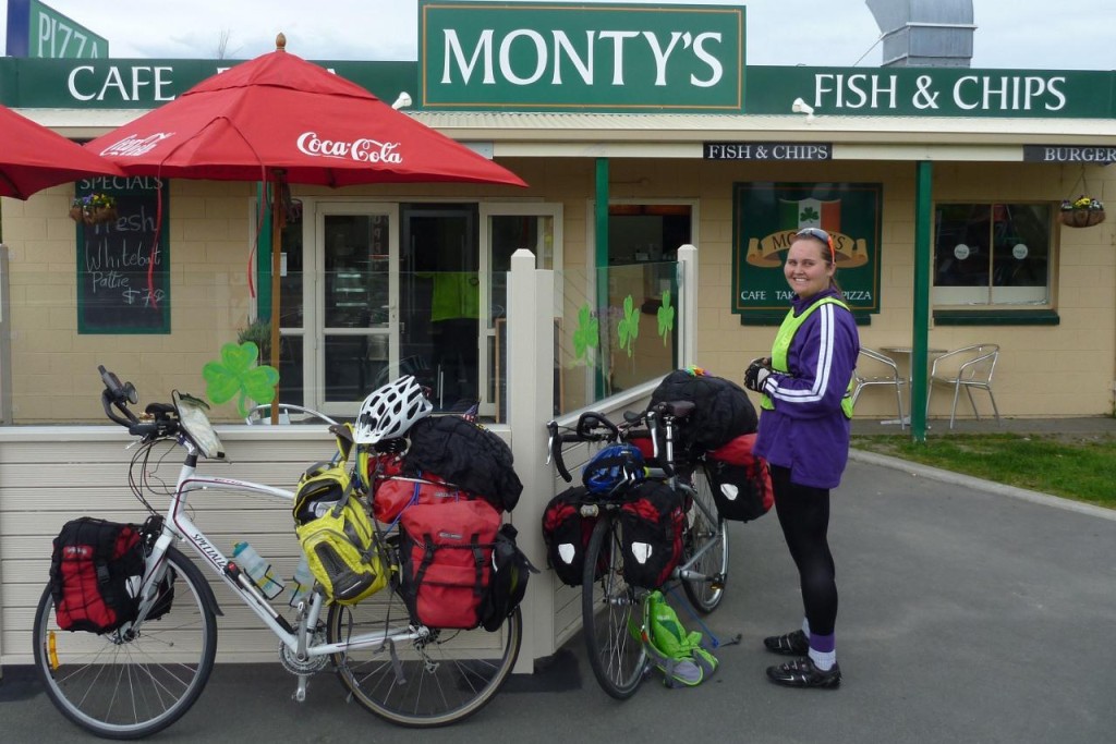 Our lunch spot in Kaiapoi. 
