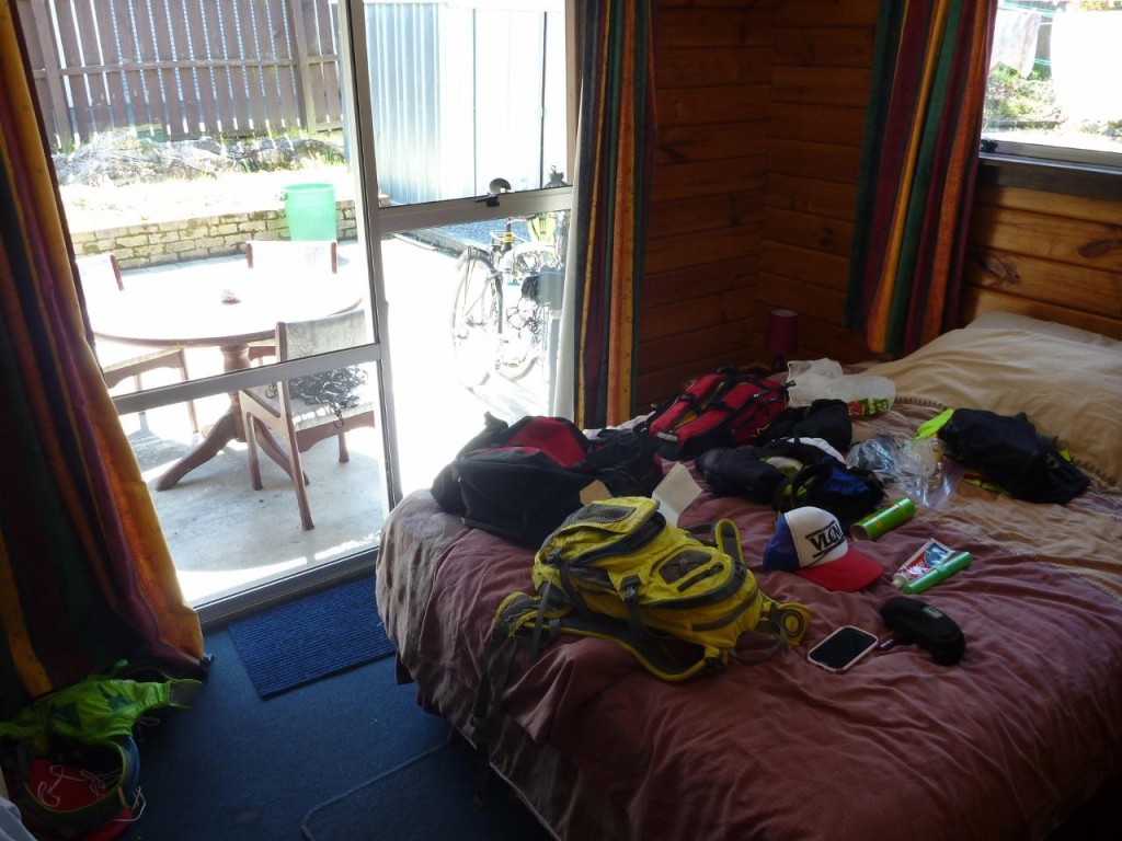 Our room - a queen bed along with a twin bed. 
