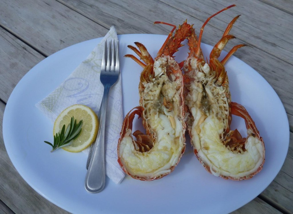 Delicious and served directly on the beach. 