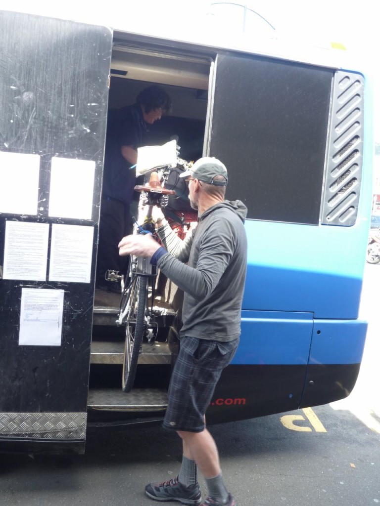 Unloading in Nelson. 
