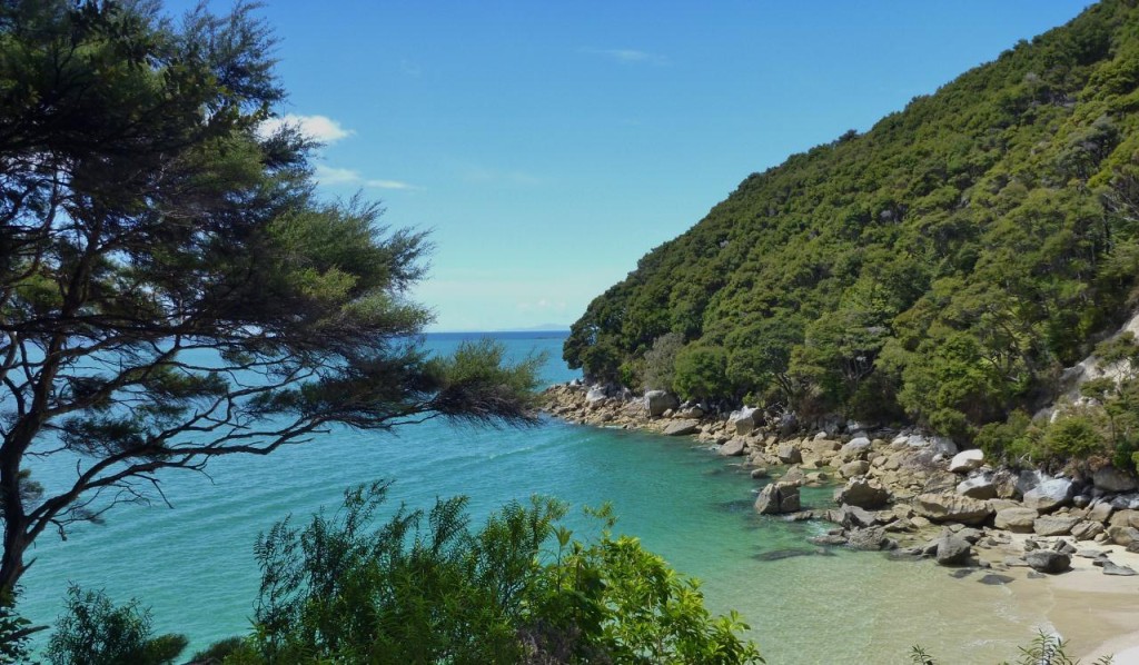 We then hiked south 3 hours to another bay. 