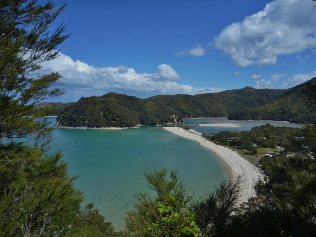 This is the bay we hiked to. The water taxi picked us up at 4. Right after that the rain hit hard. 