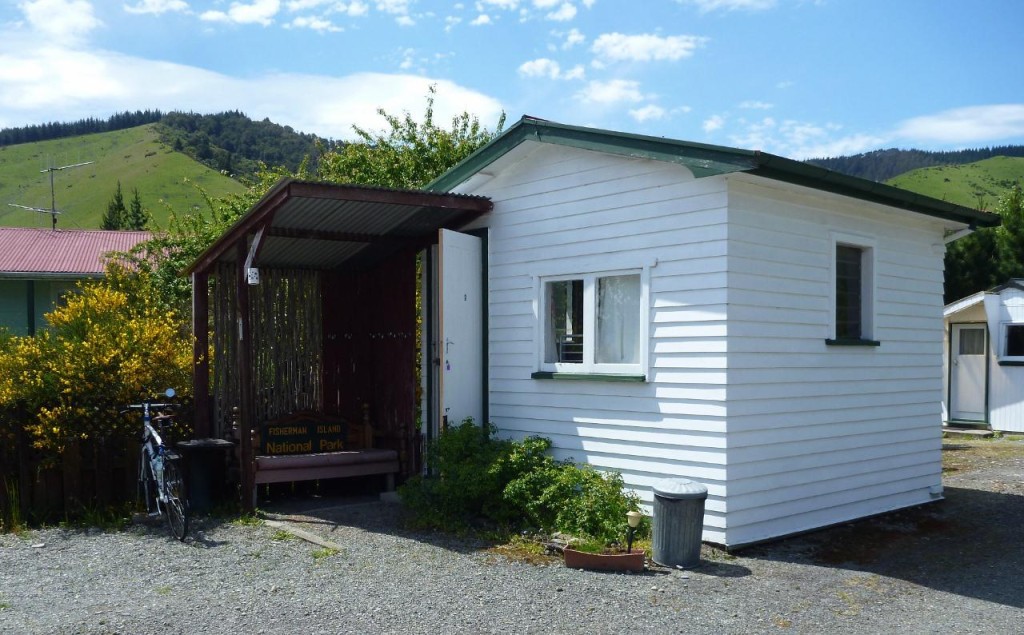 Our cabin for the night in Tapawera. 