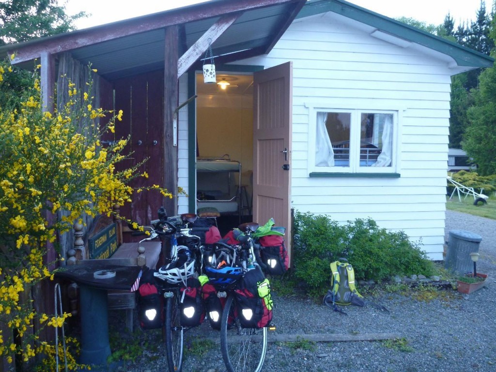 Our cabin last night in Tapawera. 