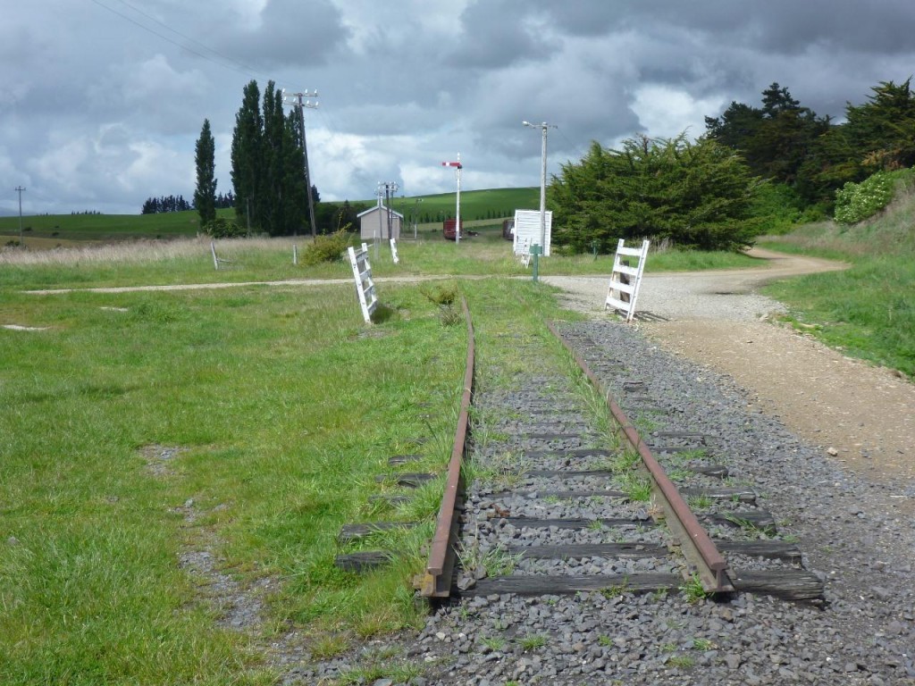 Train track that wasn't removed. 