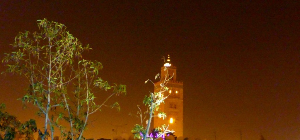 A night mosque view.