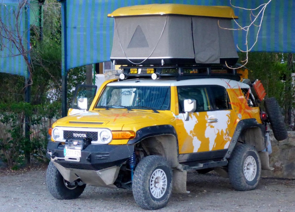Maybe after riding a bike around the world my wife and I can get one of these and drive around the world. Cool vehicle.