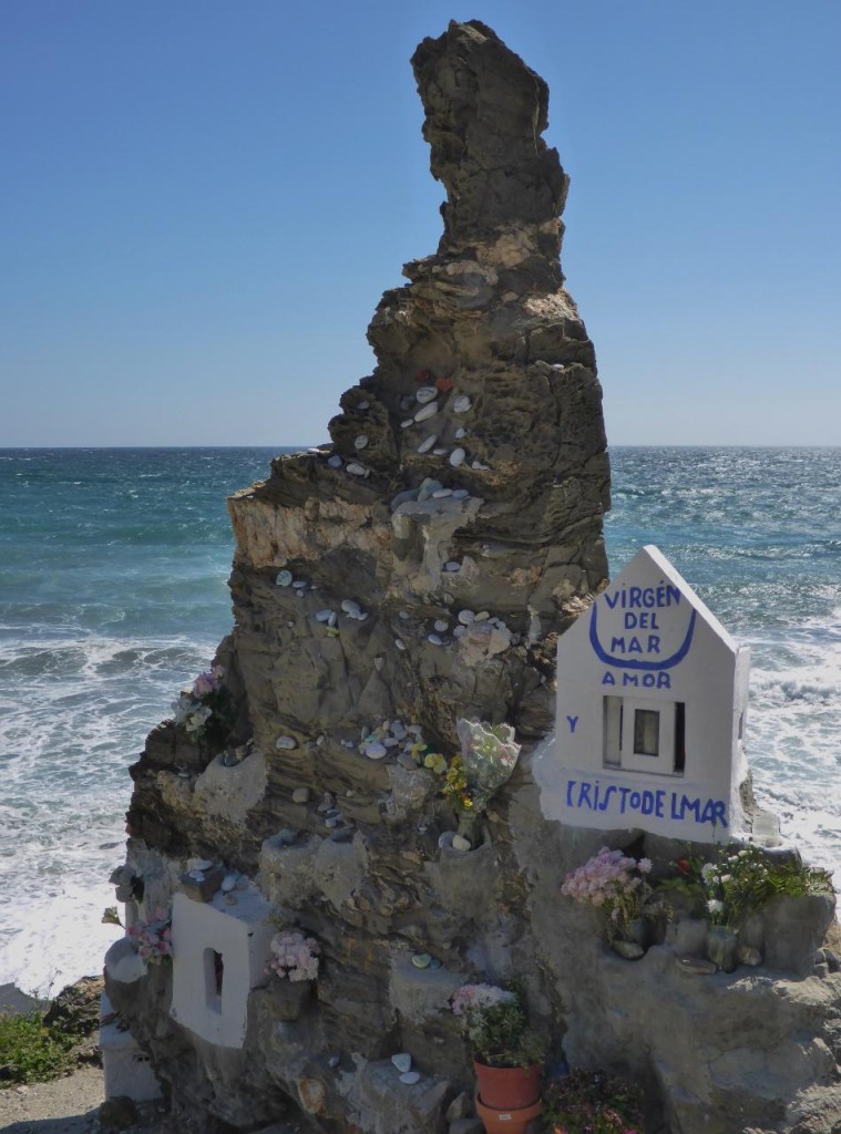 A beach shrine. 