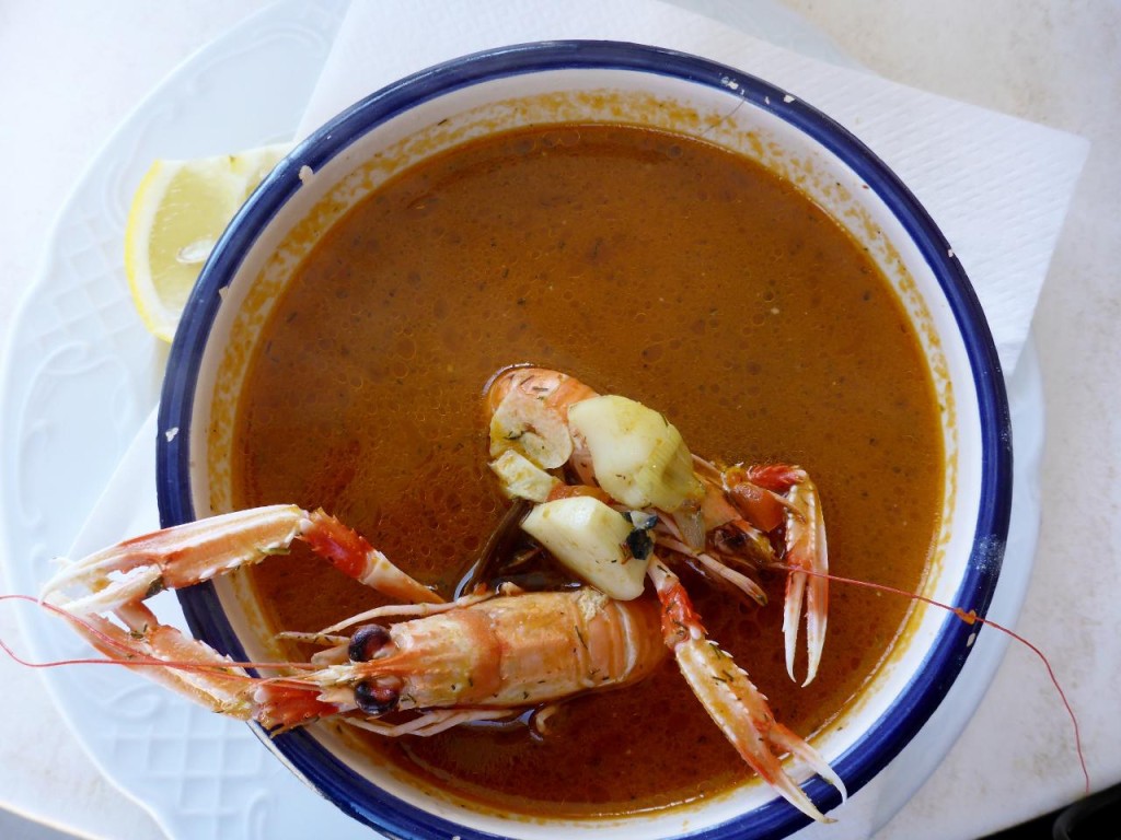 The shellfish soup was good too. 