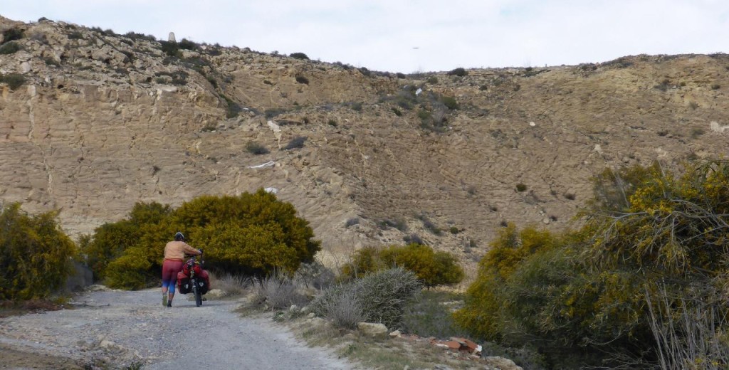 Jocelyn is the navigator. We like to stay on small roads. She says, "Follow me." 