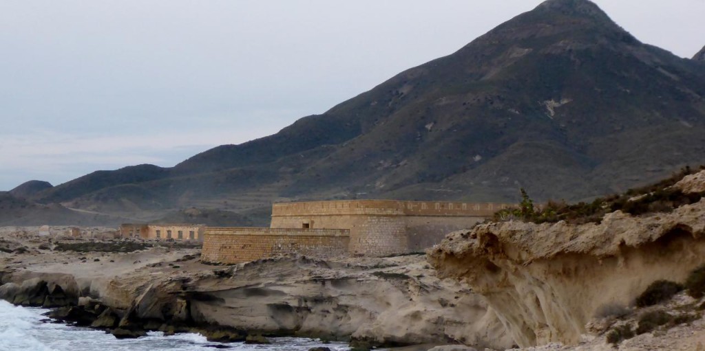 An old Spanish fort directly on the coast... 