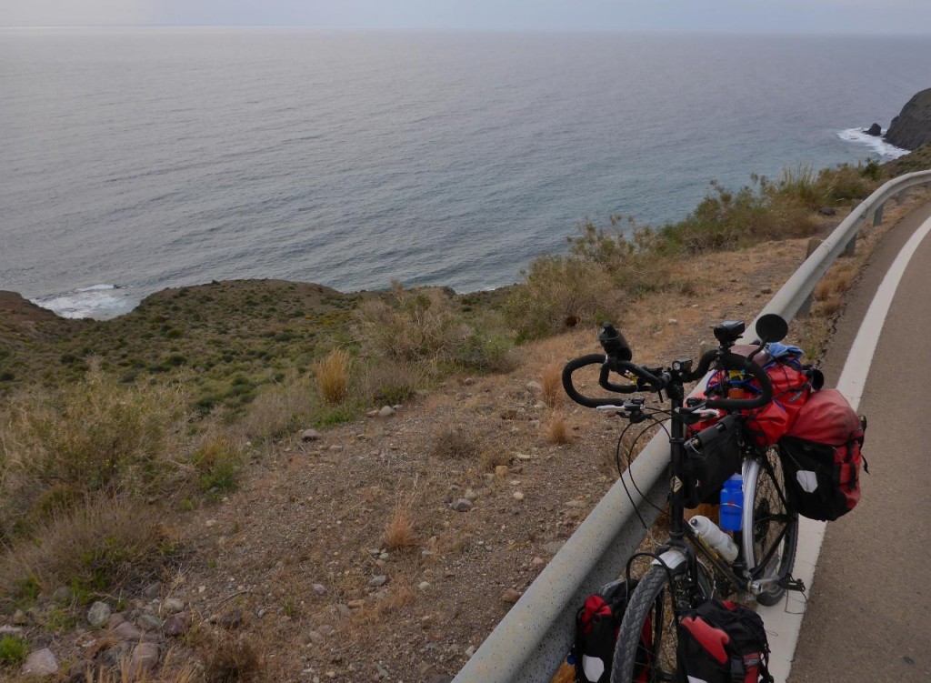 Our early morning climb... 