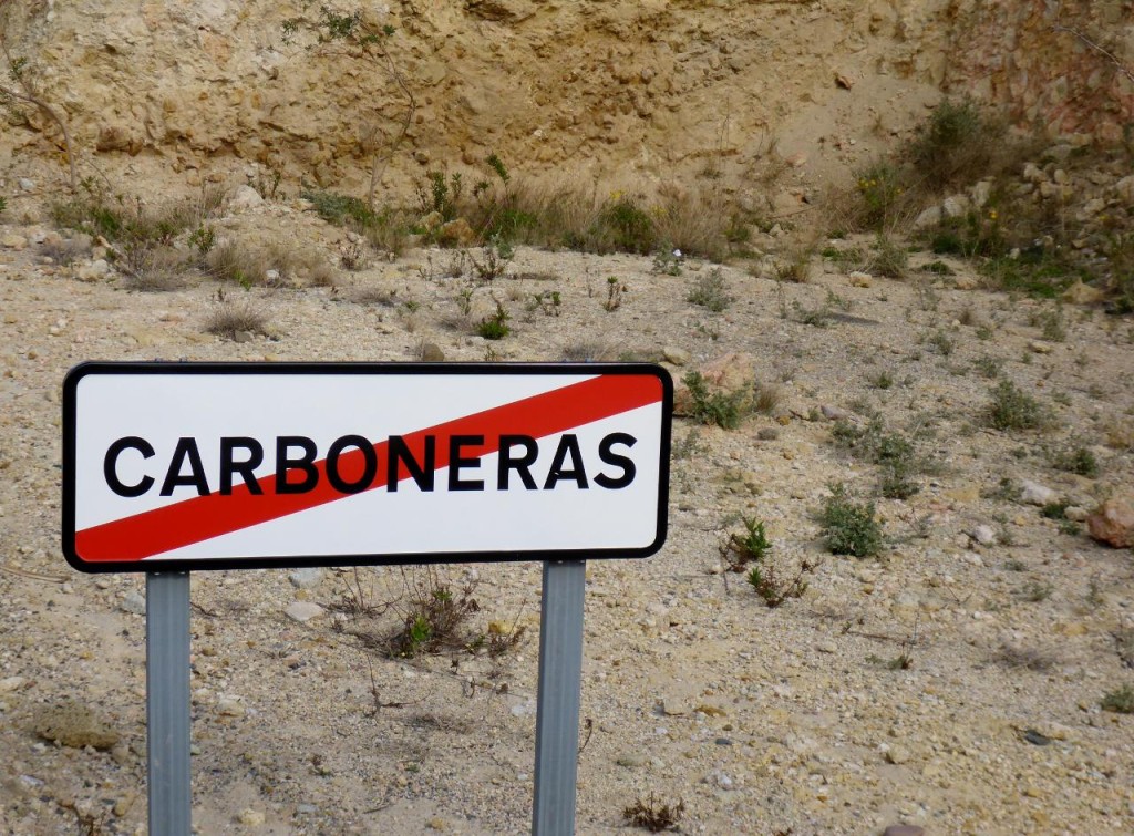 When you exit a town the name appears with a line through it. 