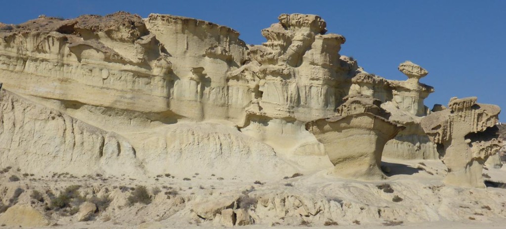 Erosion near the beach. 