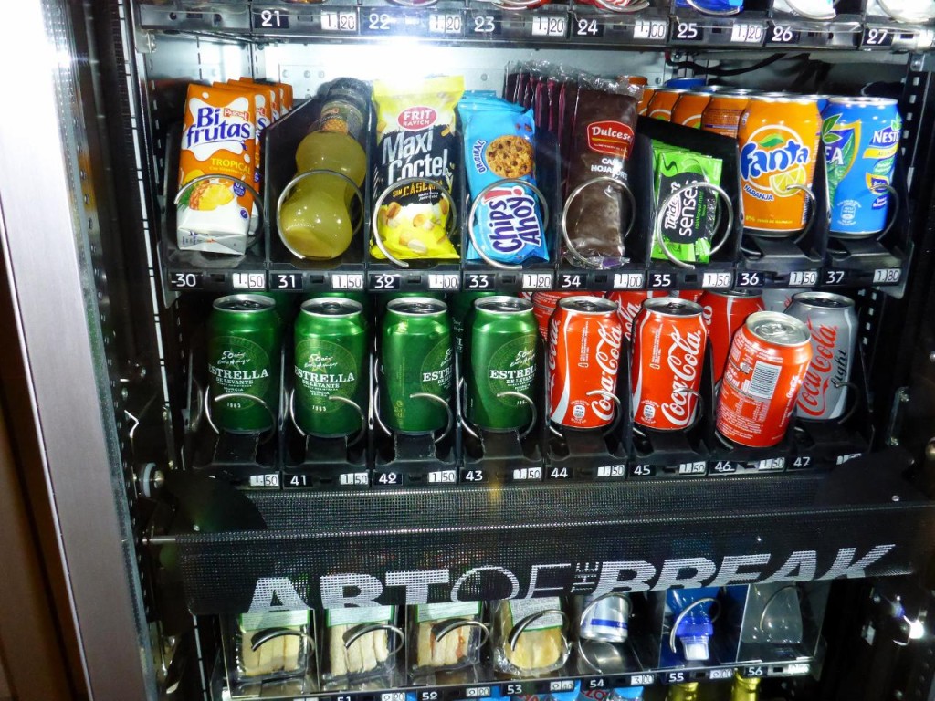 I haven't seen beer in a vending machine in a very long time. 