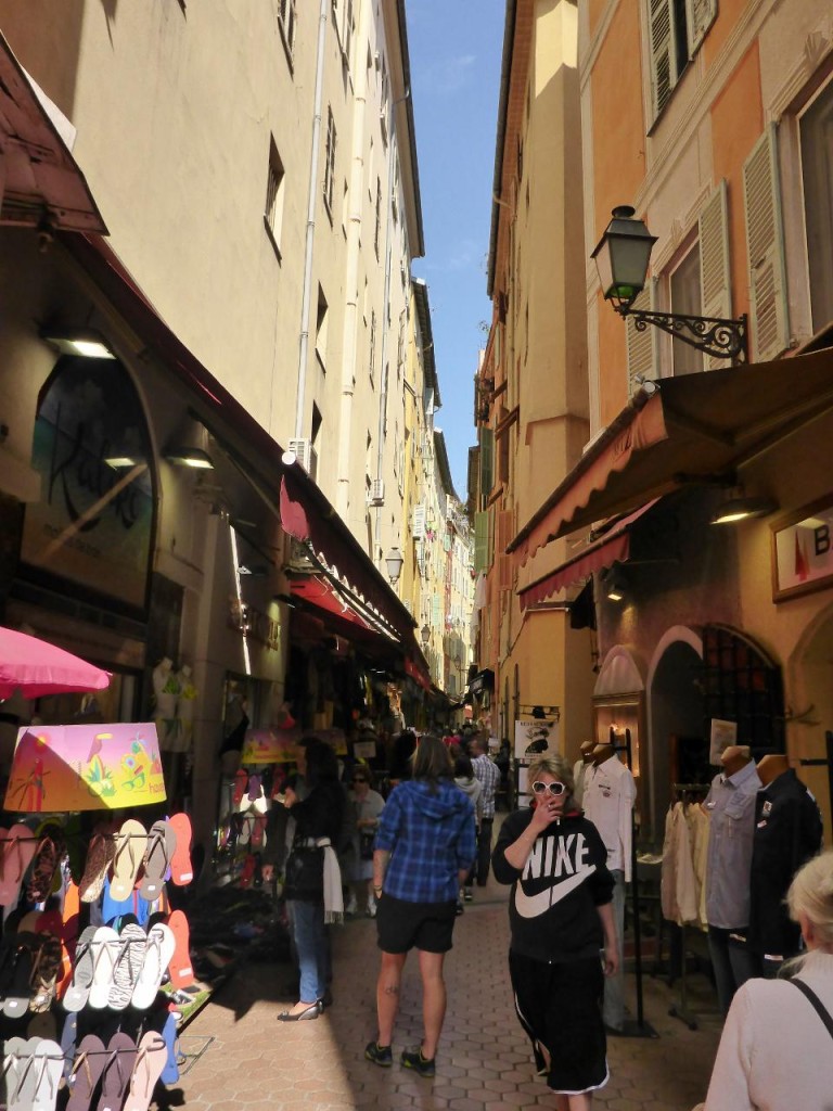 Exploring the old town of Nice. 