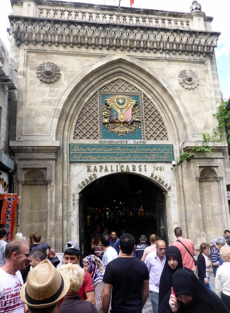 The Grand Bazaar in old city Istanbul. 