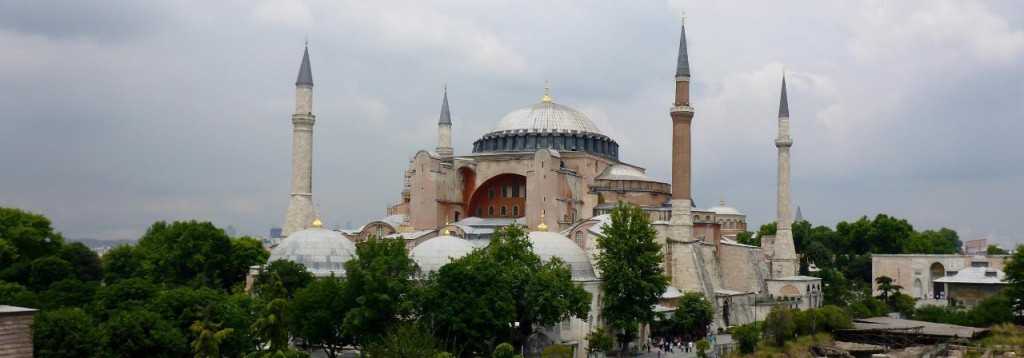 Hagia Sophia, a Byzantine basilica museum. 