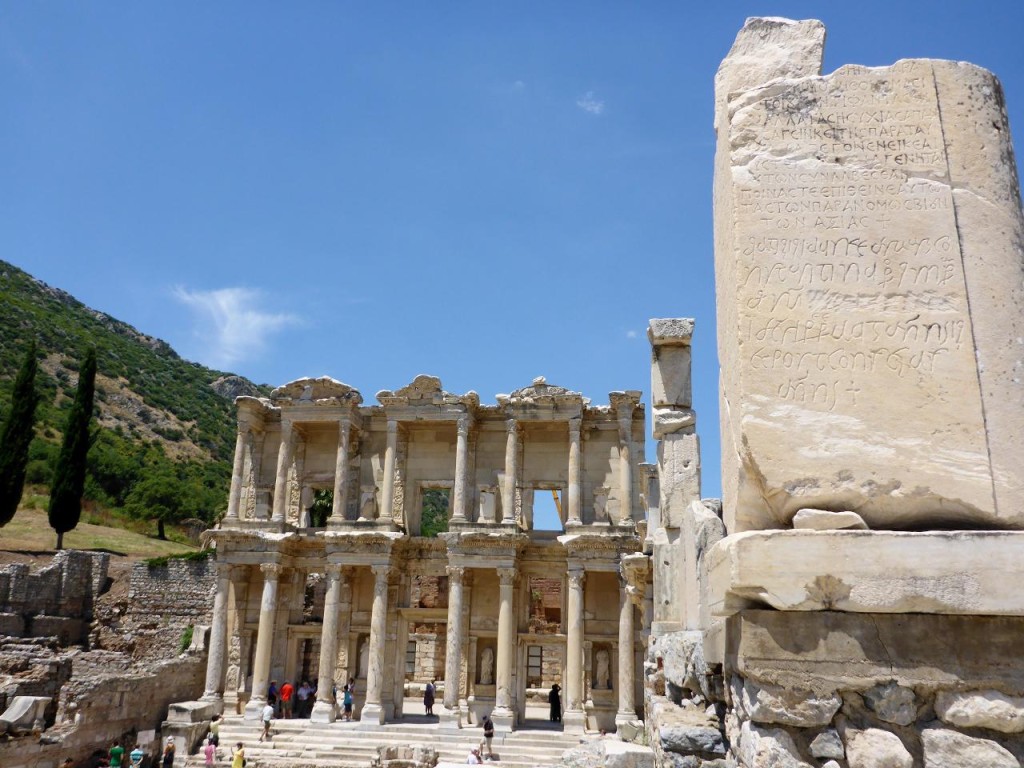 The library at Ephesus. 