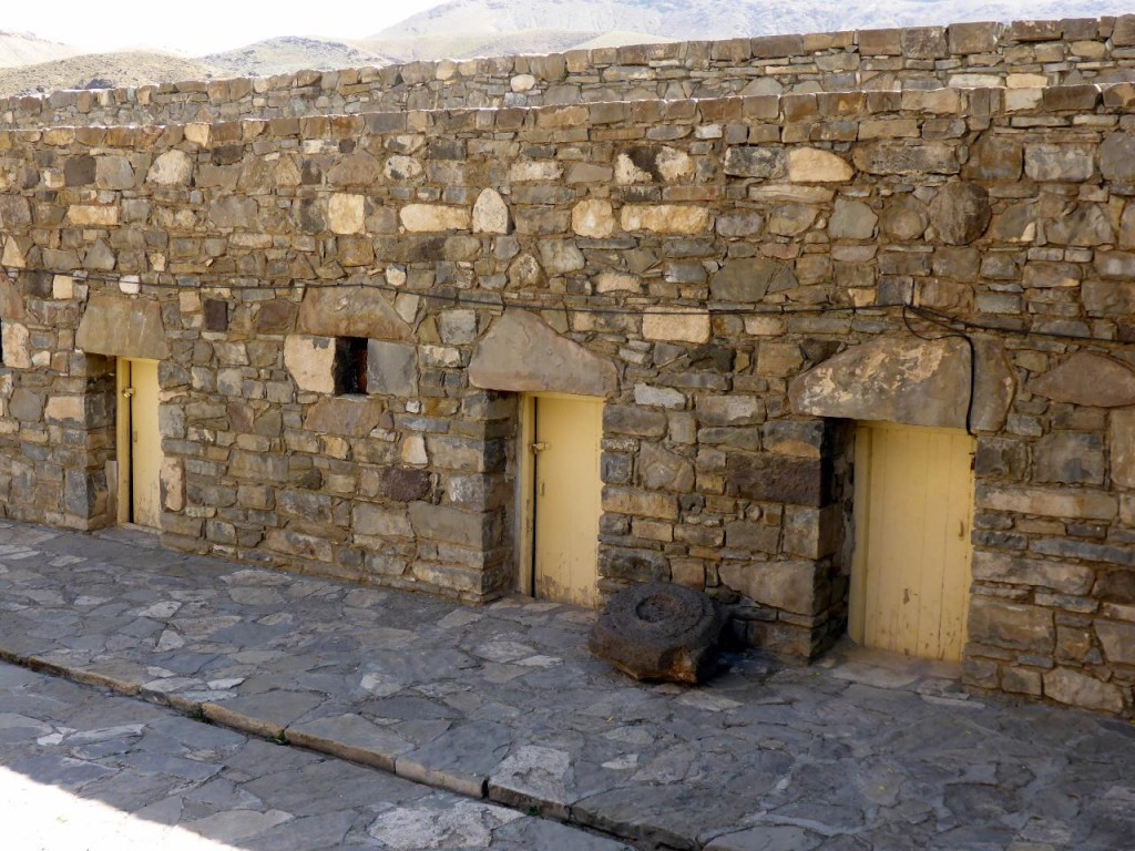 Monks used to live and teach religion from these small rooms. 