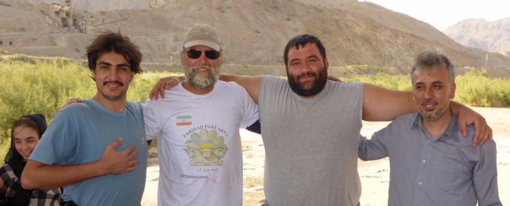 My new friends. The gentleman on the right teaches English in a local high school. 