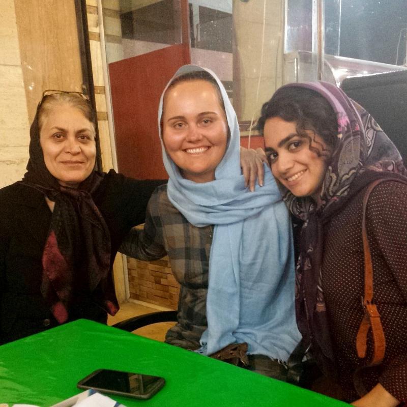 Jocelyn's Iranian mom, Zohreh along with her daughter Nooshin. Wonderful people. 