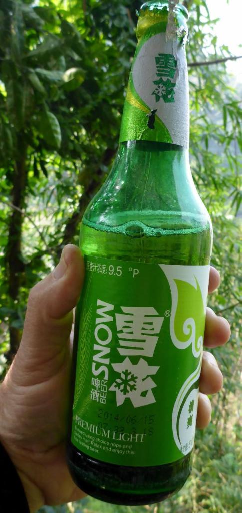 A fine Chinese beer. 