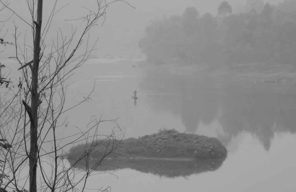 A quiet fishing spot. 