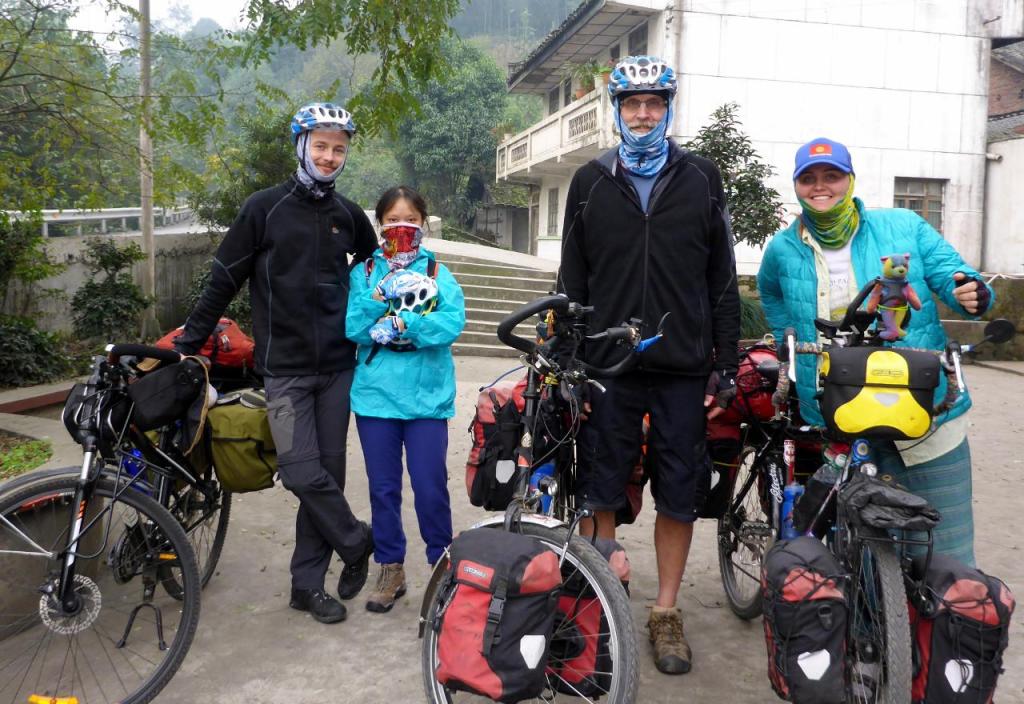We met a couple from Chengdu on a tour. 