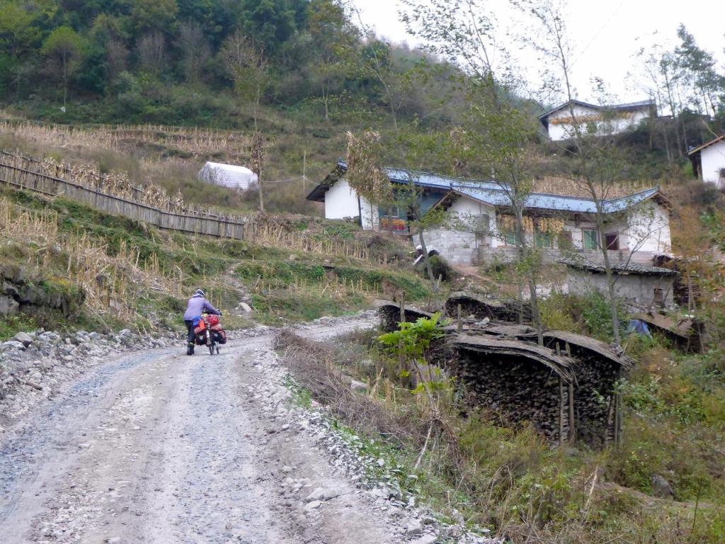 The road disappeared after 6,000 feet and turned to mud and rock. 