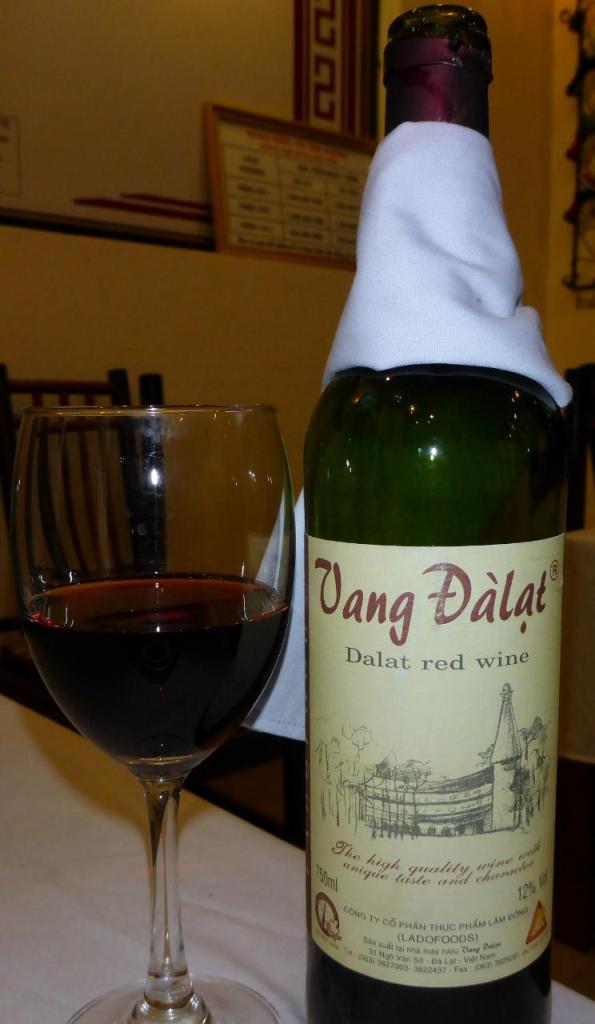 A very fine Vietnamese wine. 