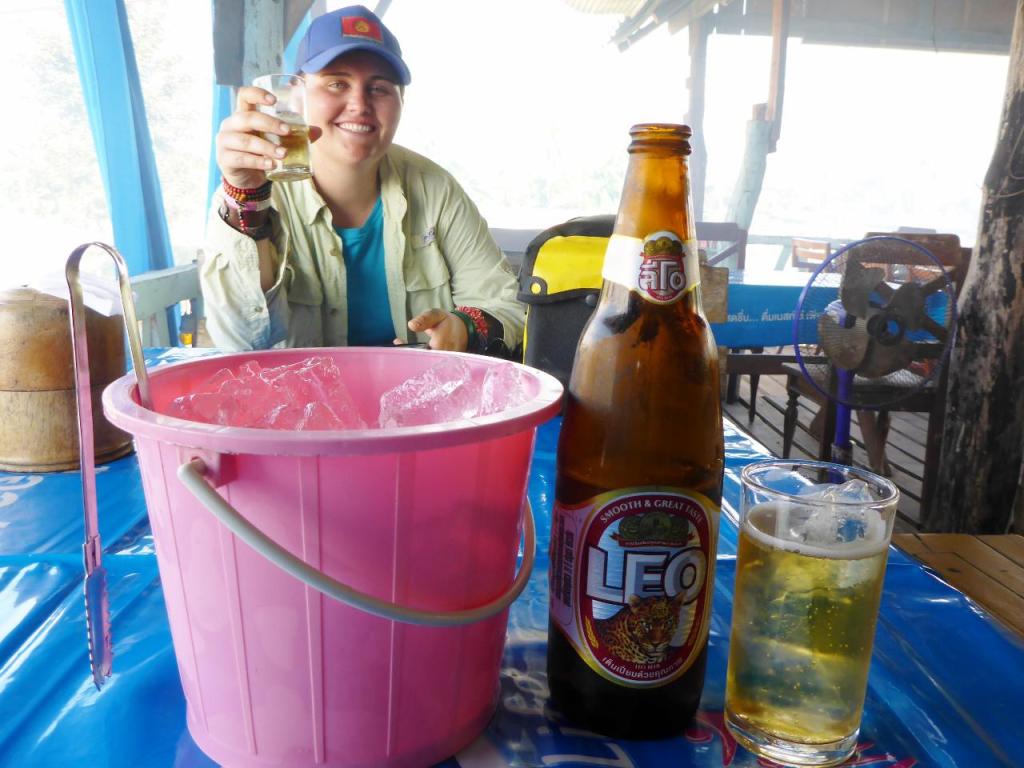 Beer in Thailand is served with ice even though it is cold. 