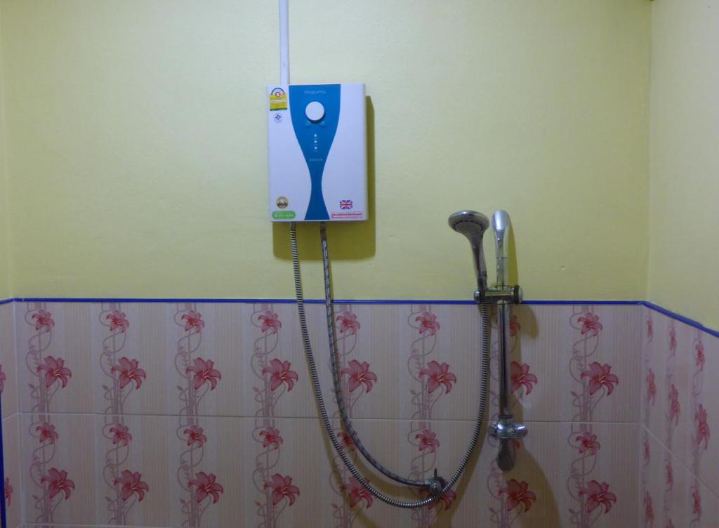 These hot water heaters are everywhere in guest homes throughout SE Asia. It eliminates large hot water heaters and plumbing. Plus there is no hot water in the sink. 