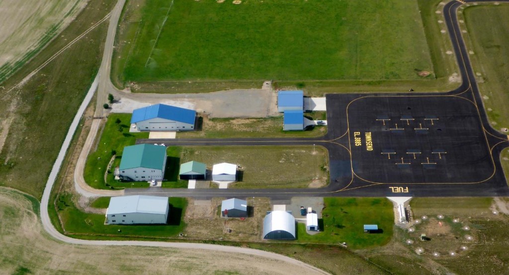 Townsend Airport. 