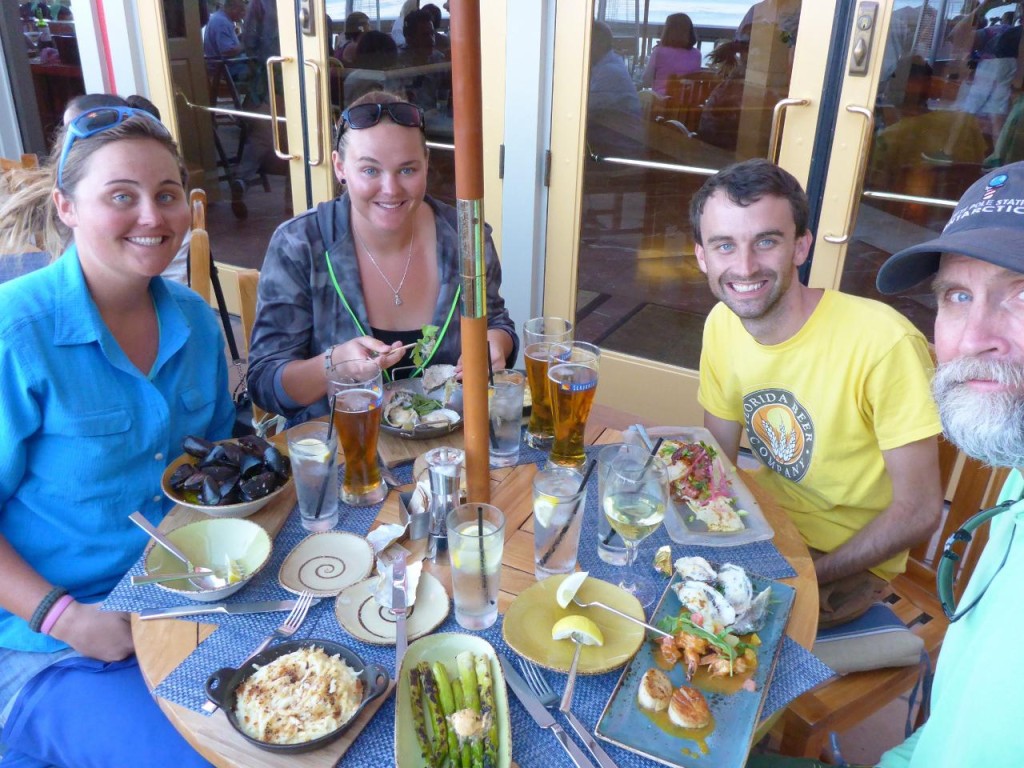 We had a great meal.