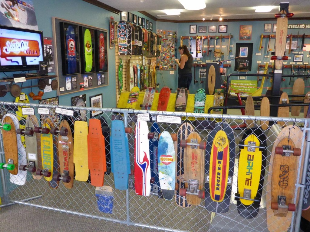 We visited s skateboard museum in Morro Bay. 