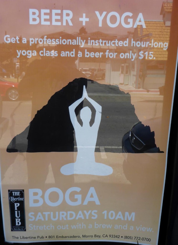 Beer and Yoga - what a great idea! 