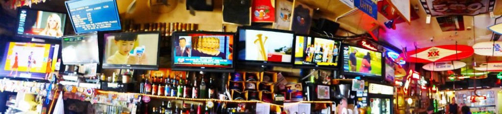 One of my old favorite hangouts throughout my California years is Blackie's by the Sea in Newport Beach. This is a view of the bar front... 