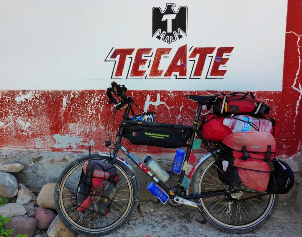 We brake for Tecate. It was a lazy Sunday morning in a no name village. 